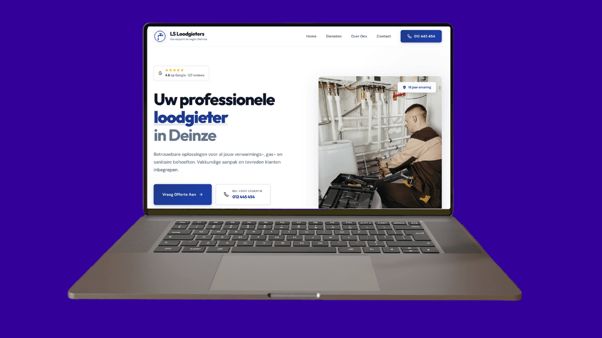 Nieuwe website